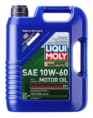 LIQUI MOLY 5L Synthoil Race Tech GT1 Motor Oil SAE 10W60