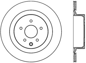 StopTech Power Slot 09 Nissan 370z / 08-09 Infiniti G37 Slotted Rear Left CRYO Rotor