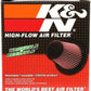 K&N Universal Round Tapered Carbon Fiber Air Filter 6in Flg ID Centered/7.5in B OD/4.5in T OD/4in H