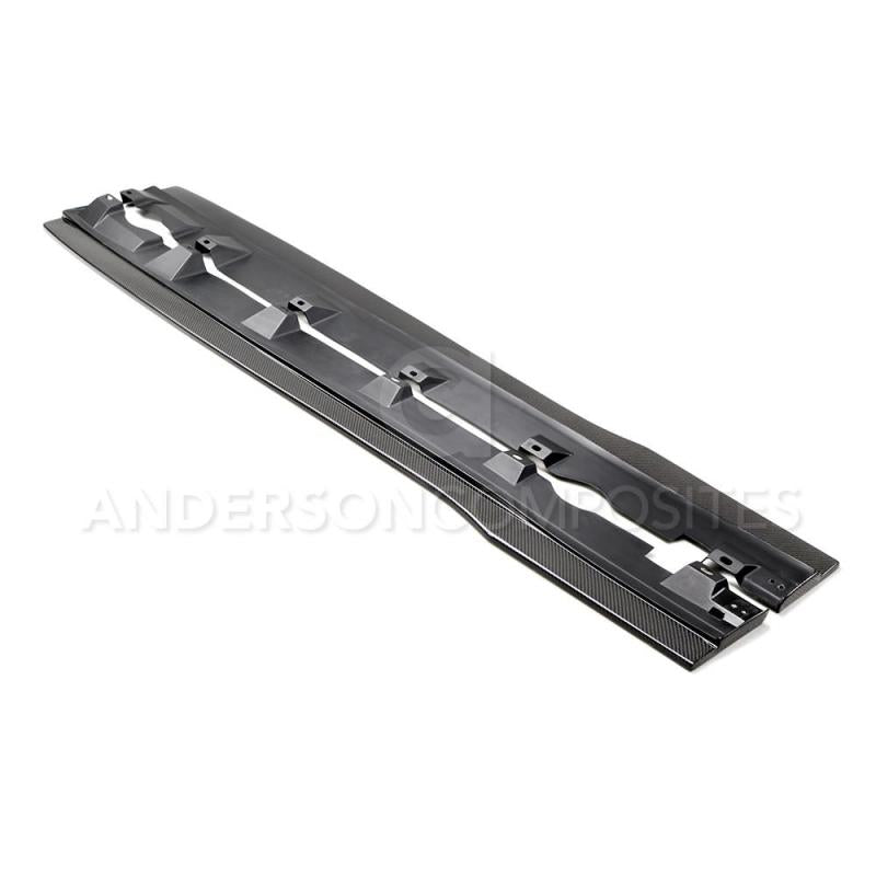 Anderson Composites 16-17 Ford Focus RS Type-AR Rocker Panel Splitter