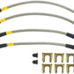 StopTech 90-94 Mitsubishi Eclipse Stainless Steel Rear Brake Lines