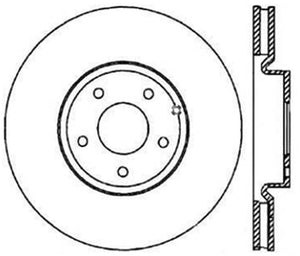 StopTech SportStop 6/02-08 Nissan 350Z / 8/02-04 Infiniti G35 Slotted & Drilled Rear Right Rotor