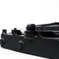CSF Universal Half Radiator w/-16AN & Slip-On Fittings/12in SPAL Fan & Shroud - Black Finish