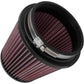 K&N Filter Universal Rubber Filter 5in Flange 6.5in Base 4.5in Top 5.5in Height