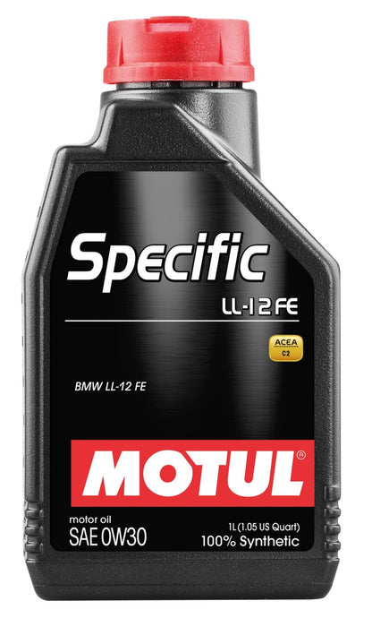 Motul 1L 100% Synthetic High Performance Engine Oil ACEA C2 BMW LL-12 FE+ 0W30