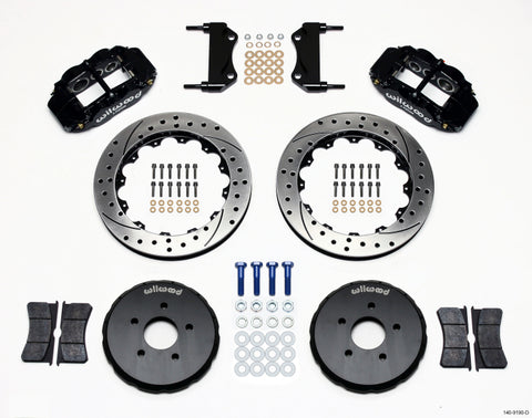 Wilwood Narrow Superlite 6R Front Hat Kit 13.06in Drilled Nissan 350Z/Fiti G35