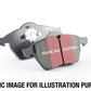 EBC 08-16 Mitsubishi Lancer Evo 10 2.0 Turbo (1 piece rotor) Ultimax2 Rear Brake Pads