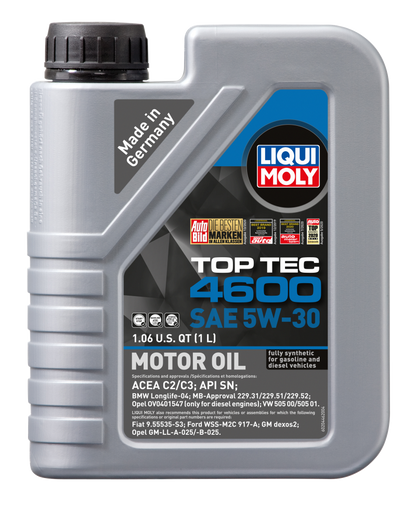 LIQUI MOLY 1L Top Tec 4600 Motor Oil SAE 5W30