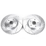 Power Stop 05-14 Subaru Impreza Front Evolution Drilled & Slotted Rotors - Pair