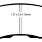 EBC 02-03 Infiniti G20 2.0 Yellowstuff Front Brake Pads