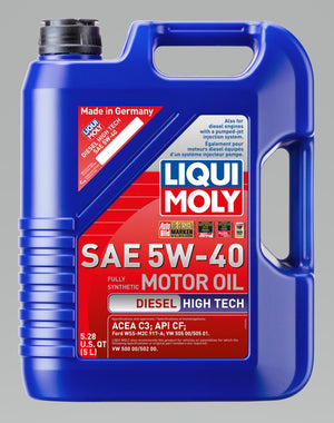 LIQUI MOLY 5L Diesel High Tech Motor Oil 5W40