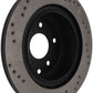 StopTech 08-09 Infiniti EX35 / 05-08 G35 / 09 G37 / 06-09 M35/M45 Drilled Right Rear Rotor
