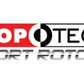 StopTech Power Slot 4/89-00 Mitsubishi Eclipse GST / 2/98-01 Galant 4 cyl Slotted Left Front Rotor