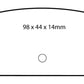 EBC 93-94 Eagle Talon 1.8 Yellowstuff Rear Brake Pads