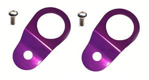 Torque Solution Radiator Mount Combo (Purple) : Mitsubishi Evolution 7/8/9