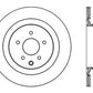 StopTech Nissan 370z / Infiniti G37 SportStop Drilled Rear Left Rotor