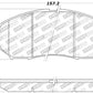 StopTech Performance 06-08 350Z w/ Std Brakes / 06-08 Infiniti G35 Front Brake Pads