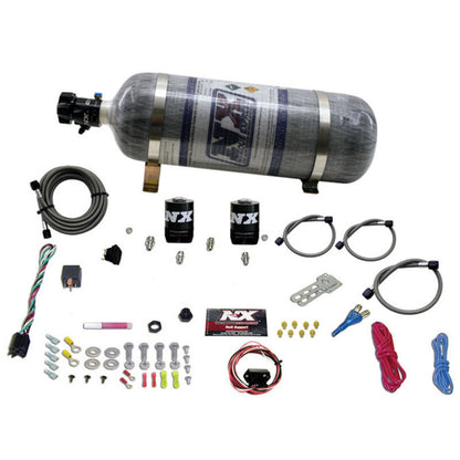 Nitrous Express 10-15 Chevrolet Camaro (5th Gen) Single Nozzle Nitrous Kit (35-150HP) w/Comp Bottle