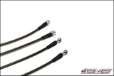 AMS Performance 08-15 Mitsubishi EVO X Stainless Steel Brake Lines (4 Lines)