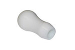 Torque Solution Delrin Tear Drop Tall Shift Knob (White): Universal 10x1.5