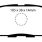 EBC 08-13 Infiniti EX35 3.5 Yellowstuff Rear Brake Pads