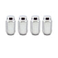 McGard Hex Lug Nut (Cone Seat) M14X1.5 / 22mm Hex / 1.635in. Length (4-Pack) - Chrome
