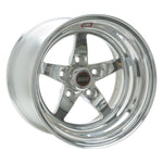 Weld S71 15x8.33 / 5x4.5 BP / 5.5in. BS Polished Wheel (Low Pad) - Non-Beadlock