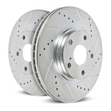Power Stop 05-14 Subaru Impreza Front Evolution Drilled & Slotted Rotors - Pair