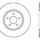 StopTech Nissan 370z / Infiniti G37 SportStop Drilled Front Left Rotor