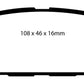 EBC 91-93 Dodge Stealth 3.0 4WD Yellowstuff Rear Brake Pads
