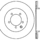 StopTech 03-04 Infiniti G35 / 03-05 G35X / 03-05 Nissan 350Z Cross Drilled Right Rear Rotor