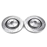 Power Stop 94-96 Dodge Stealth Front Evolution Drilled & Slotted Rotors - Pair