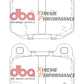 DBA 03-06 EVO / 04-09 STi / 03-07 350Z Track Edition/G35 w/ Brembo XP650 Rear Brake Pads