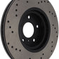 StopTech 08-09 Infiniti EX35 / 05-08 G35 / 09 G37 / 06-09 M35/M45 Drilled Left Front Rotor