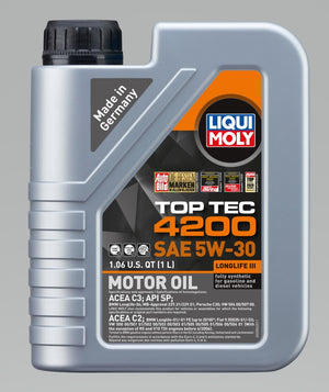 LIQUI MOLY 1L Top Tec 4200 New Generation Motor Oil SAE 5W30