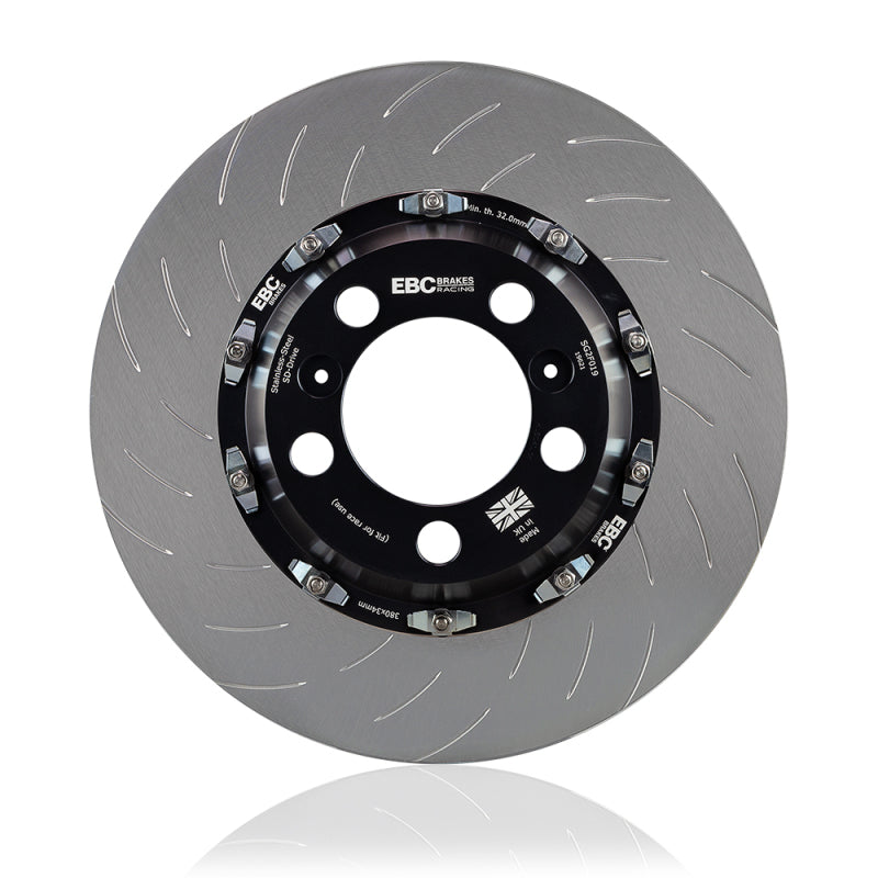 EBC Racing 08-11 Nissan GT-R (R35) 2 Piece SG Racing Rear Rotors