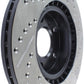 StopTech 1/02-05 Infiniti G35 (alloy disc) / 6/02-05 Nissan 350Z Slotted & Drilled Right Front Rotor