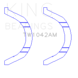 King Engine Bearings Nissan VR38DETT/VQ35AHR/VQ37HR Thrust Washer Set