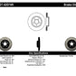 StopTech 1/02-05 Infiniti G35 (alloy disc) / 6/02-05 Nissan 350Z Slotted & Drilled Right Front Rotor