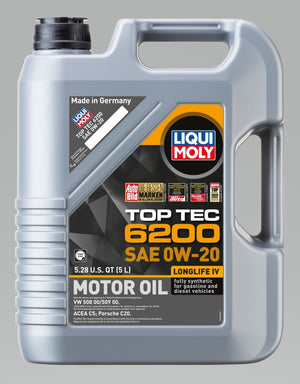 LIQUI MOLY 5L Top Tec 6200 Motor Oil SAE 0W20