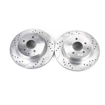Power Stop 08-12 Infiniti EX35 Rear Evolution Drilled & Slotted Rotors - Pair