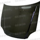 Seibon 96-98 Honda Civic OEM Carbon Fiber Hood