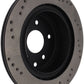 StopTech 08-09 Infiniti EX35 / 05-08 G35 / 09 G37 / 06-09 M35/M45 Drilled Left Rear Rotor