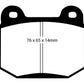 EBC 03-04 Infiniti G35 3.5 (Manual) (Brembo) Bluestuff Rear Brake Pads