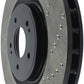 StopTech 08-16 Mitsubishi Lancer Sport Drilled Left Front Rotor